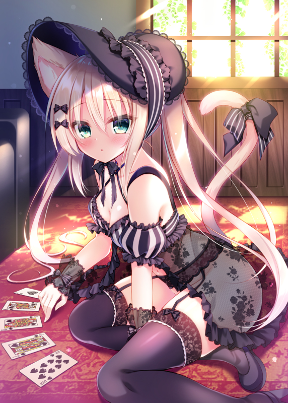 This is a pixiv picture whose title is ロイヤルストレートすけべランジェリー.