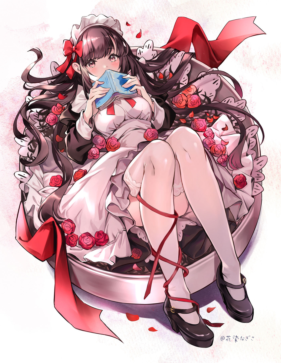 This is a pixiv picture whose title is ローズティーギフト Rose Tea Gift.