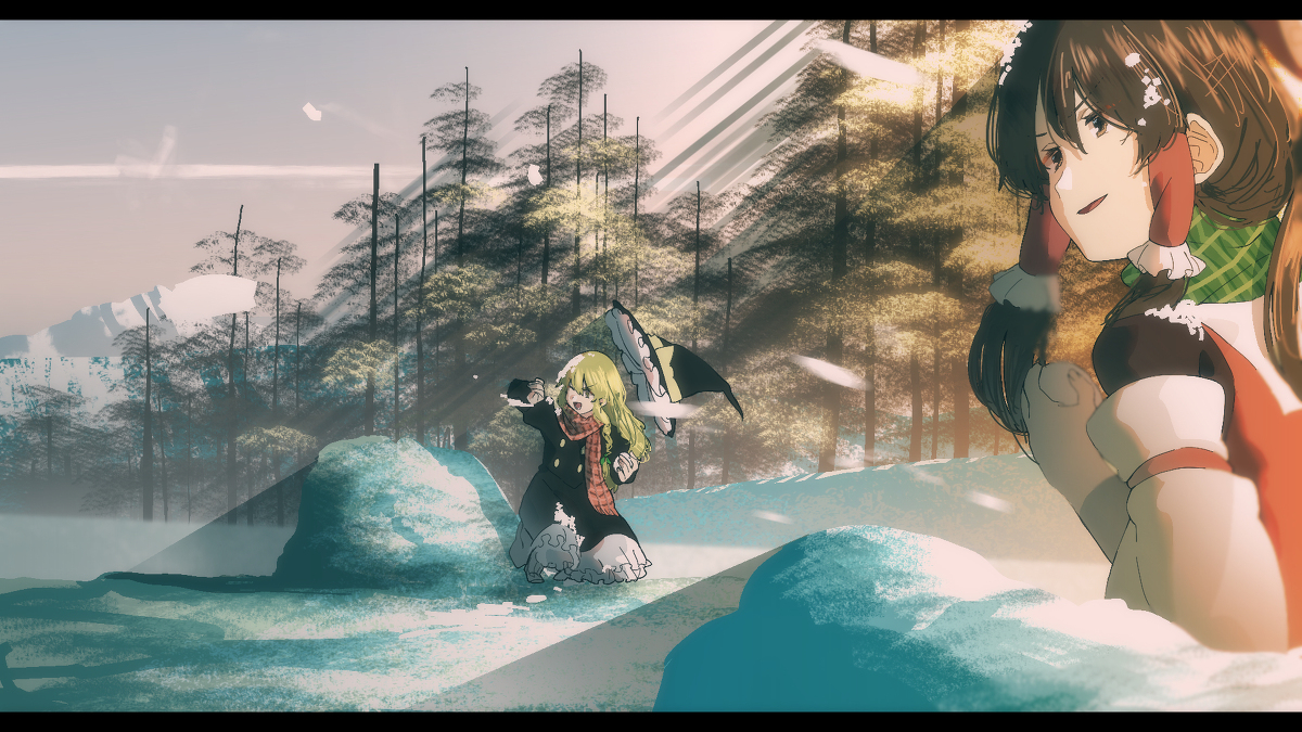 This is a pixiv picture whose title is 雪.