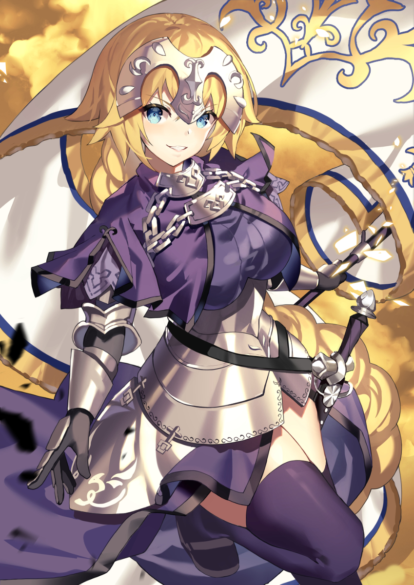 This is a pixiv picture whose title is C97冬コミ表紙ジャンヌ.
