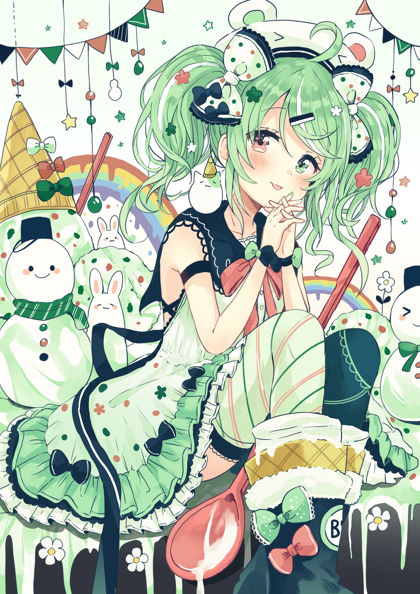 This is a pixiv picture whose title is ポッピングシャワーちゃん.