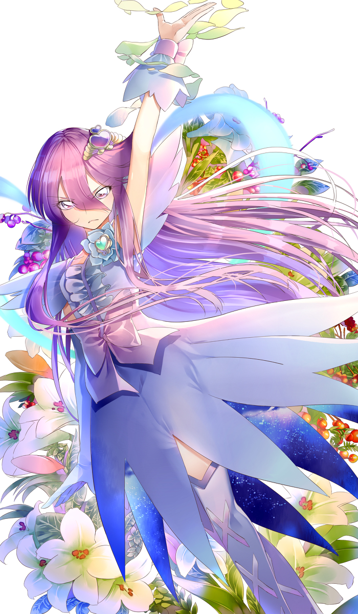 This is a pixiv picture whose title is キュアムーンライトスーパーシルエット.