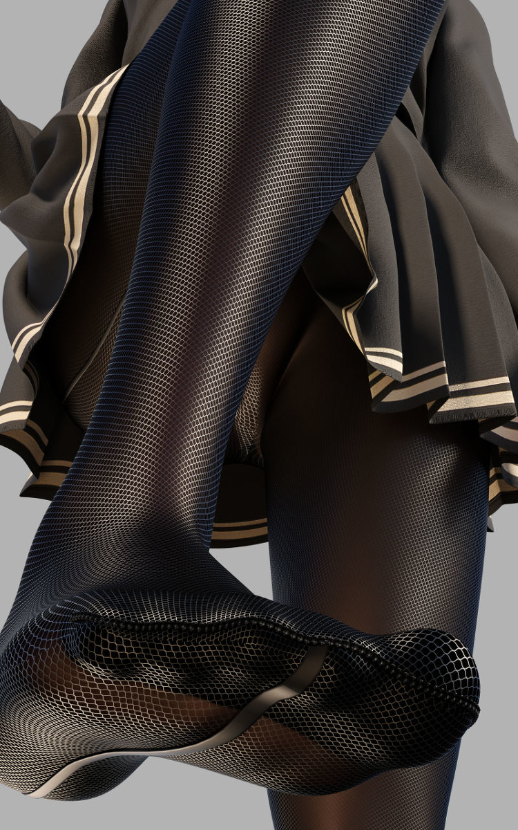 This is a pixiv picture whose title is 黒タイツふみふみ.