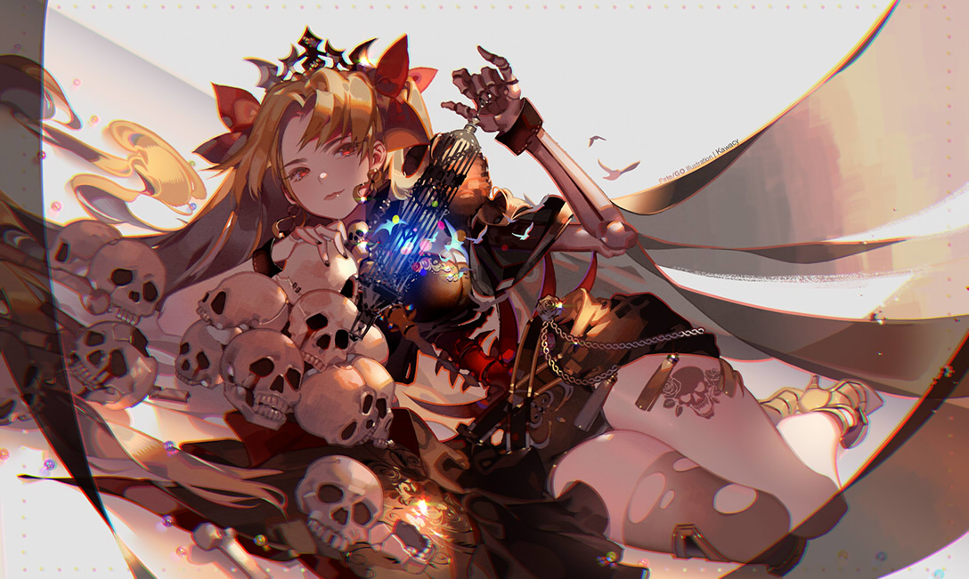 This is a pixiv picture whose title is 冥界の女神.