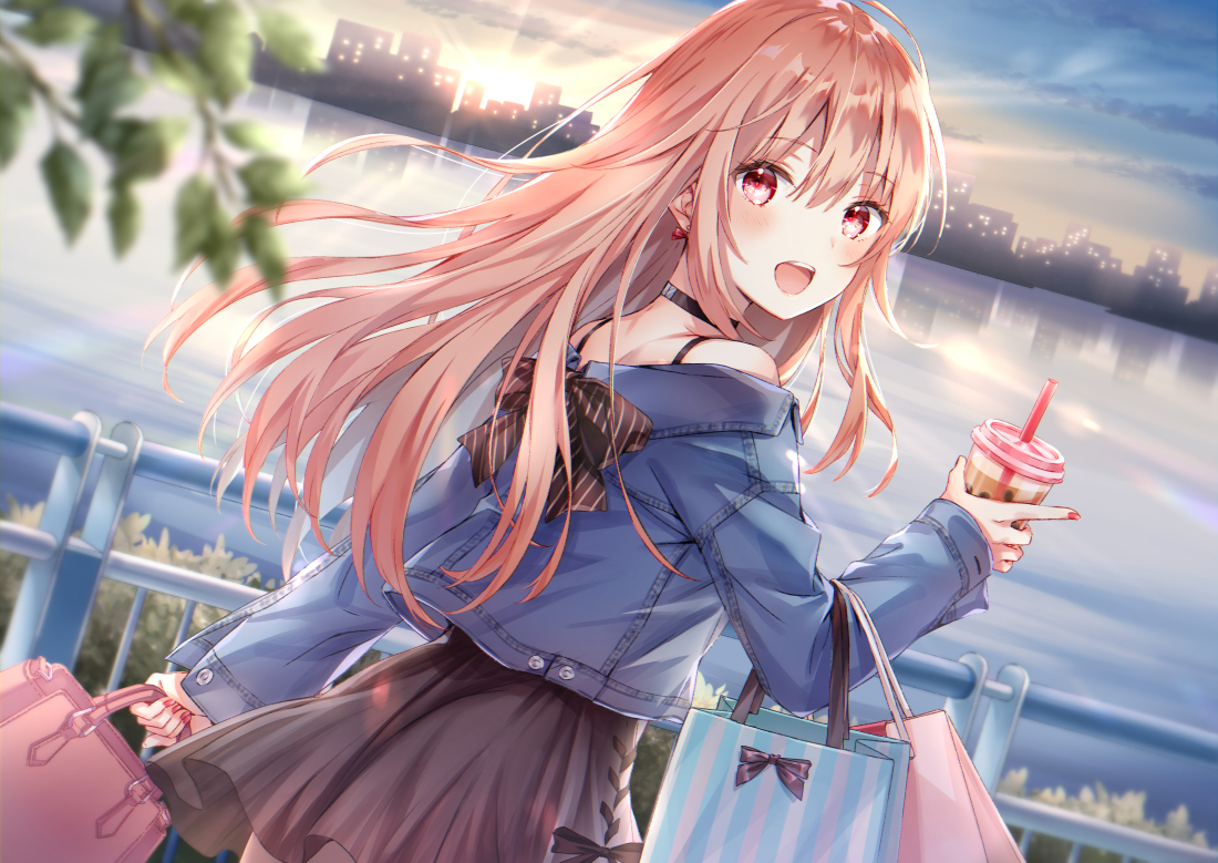 This is a pixiv picture whose title is 街.