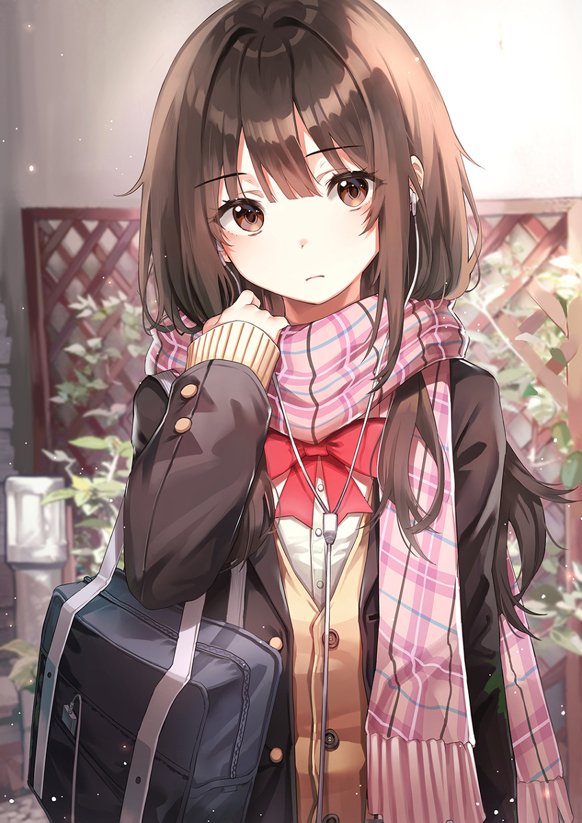 This is a pixiv picture whose title is 帰宅部JK.