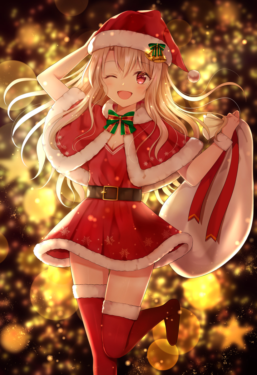 This is a pixiv picture whose title is メリークリスマスイリヤ.