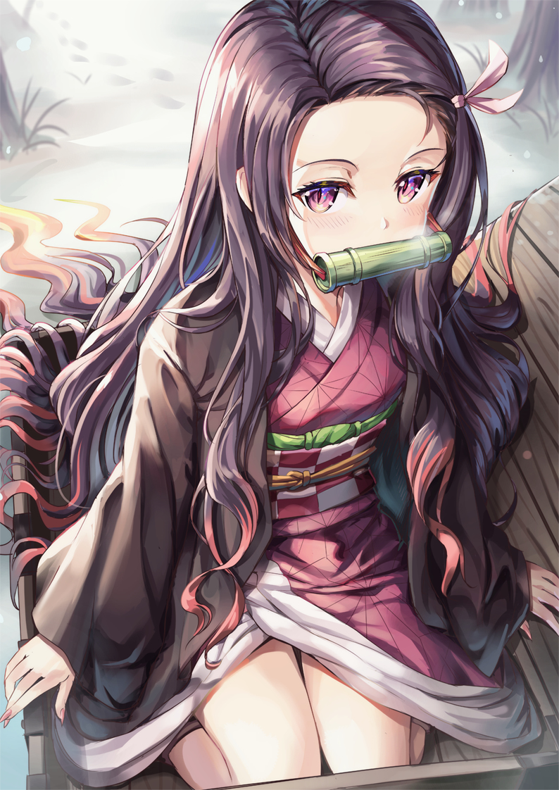 This is a pixiv picture whose title is 네즈코.