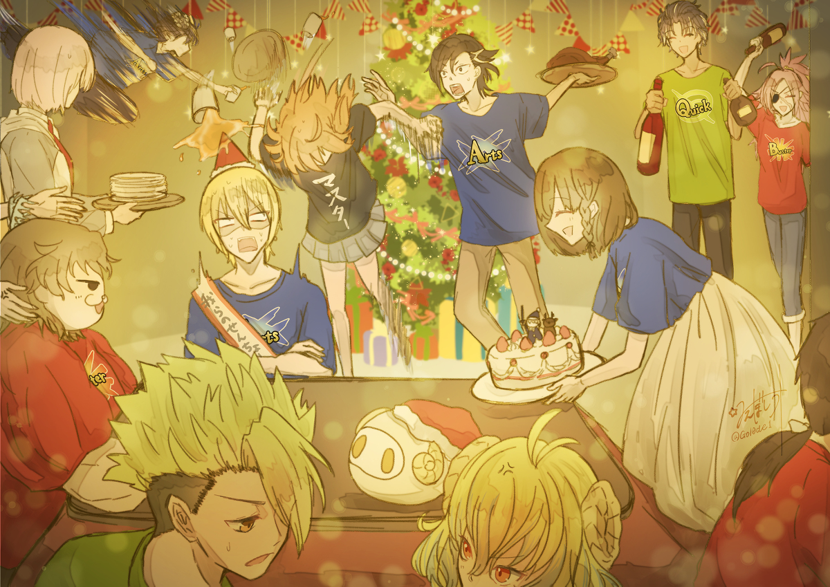 This is a pixiv picture whose title is 弊デアのクリスマス.