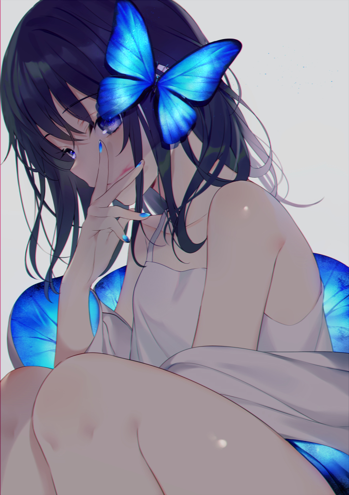 This is a pixiv picture whose title is 🦋.