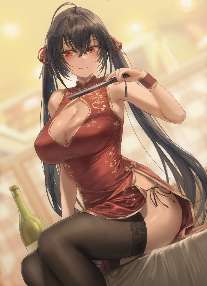 This is a pixiv picture whose title is 大鳳 (Taihou).