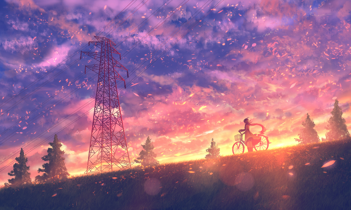This is a pixiv picture whose title is 想い出に包まれて.
