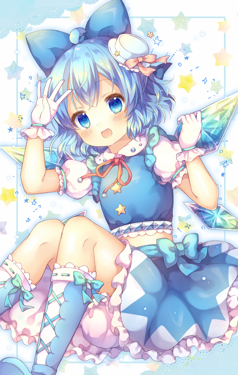 This is a pixiv picture whose title is アイドルチルノちゃん.