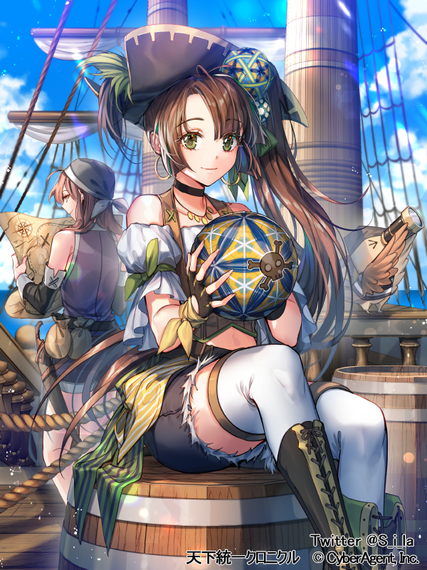 This is a pixiv picture whose title is 【仕事絵】天下統一クロニクル.