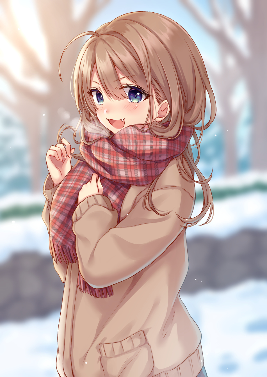 This is a pixiv picture whose title is まふもこ.