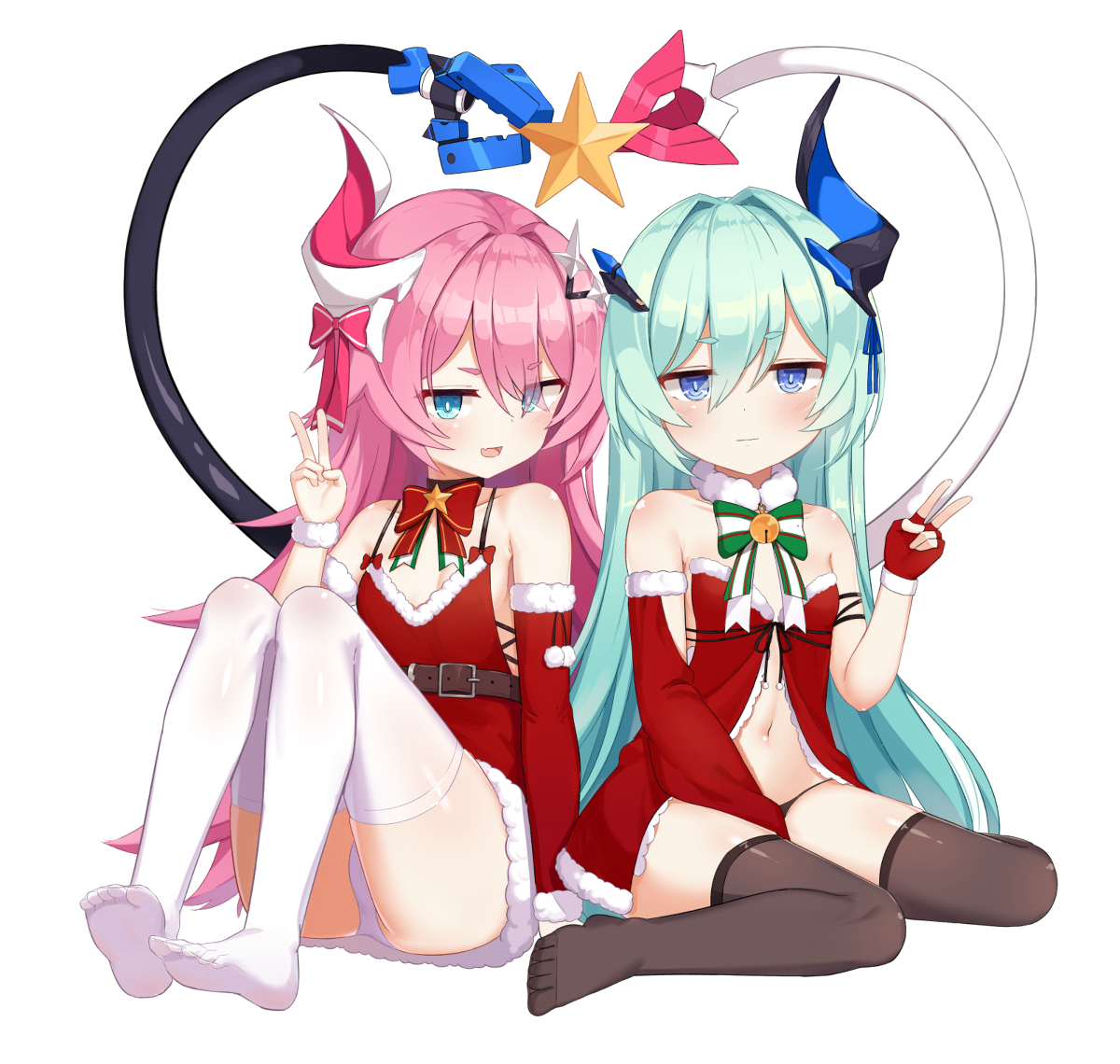 This is a pixiv picture whose title is x-mas Vodka girls.