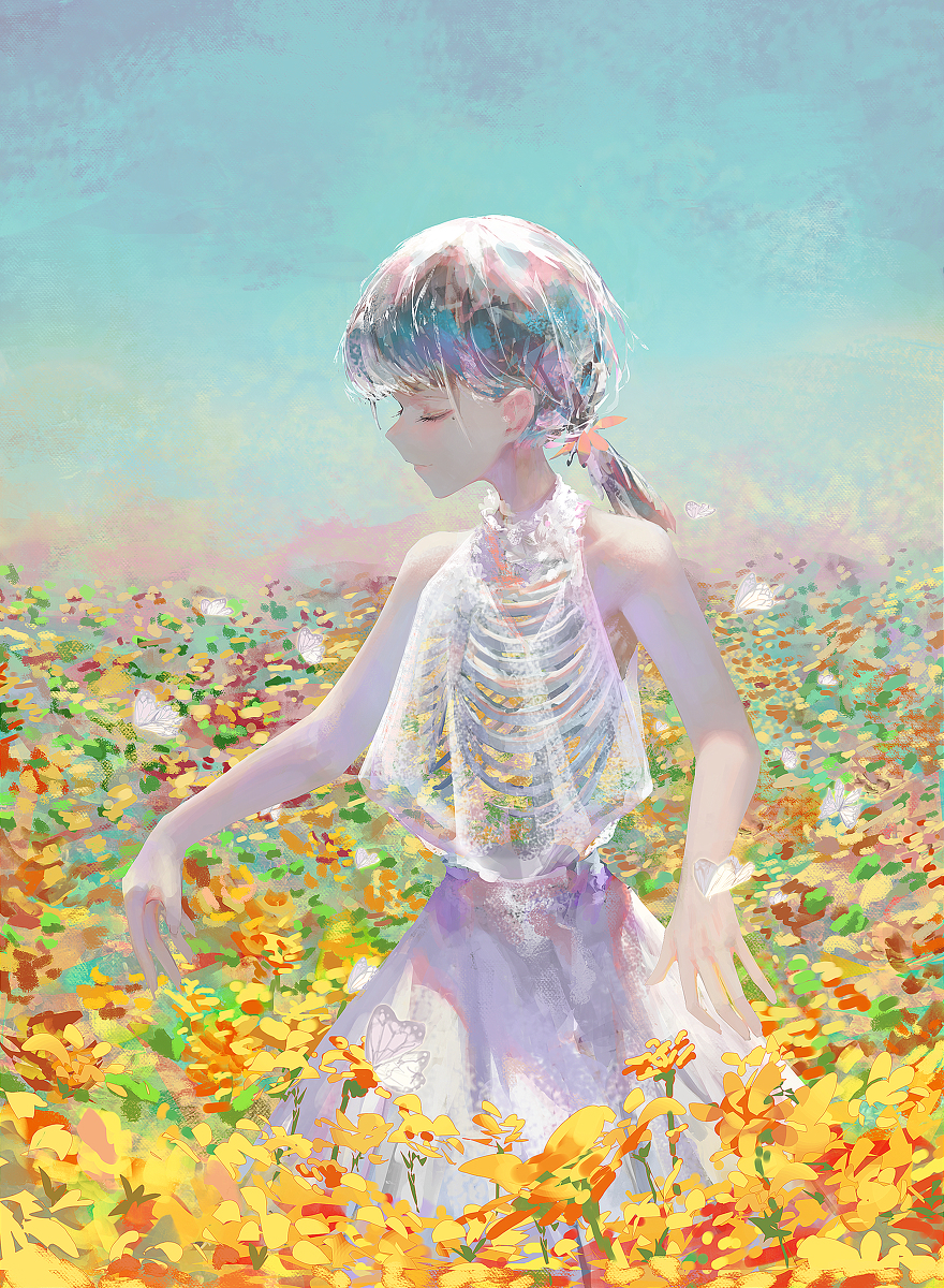 This is a pixiv picture whose title is Marigold.