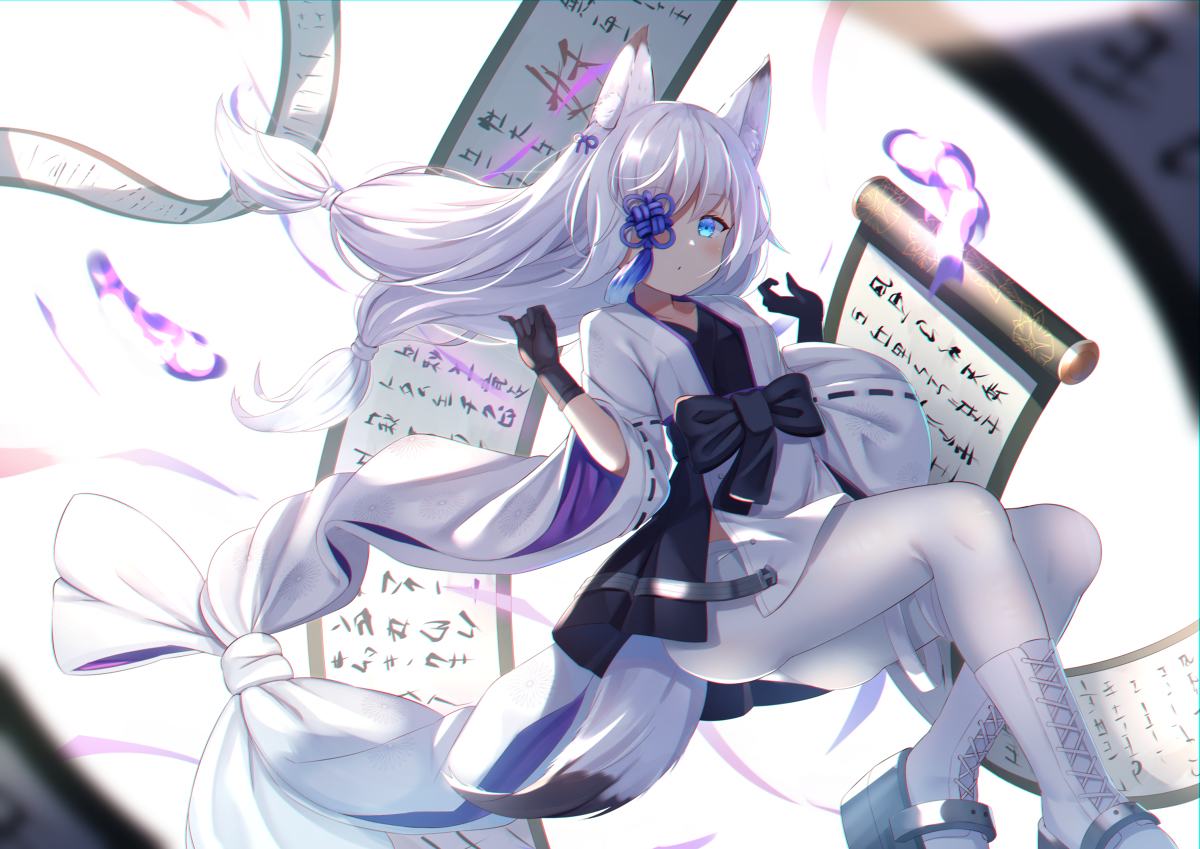 This is a pixiv picture whose title is 霞.