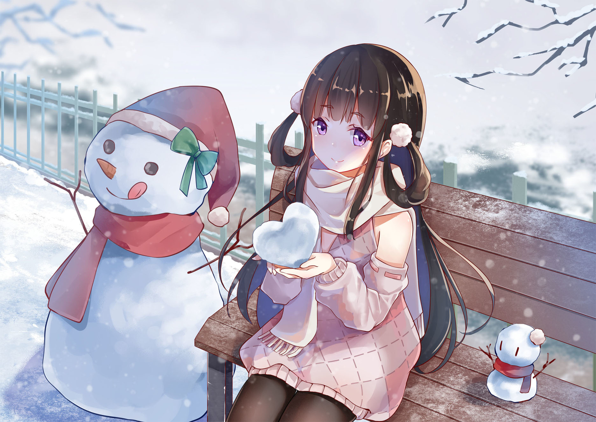 This is a pixiv picture whose title is 雪.