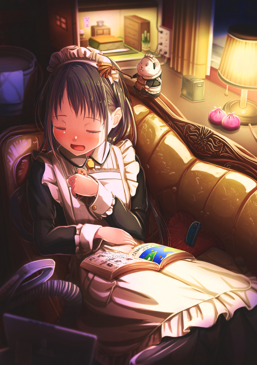 This is a pixiv picture whose title is 年末大掃除は終わりましたか？.