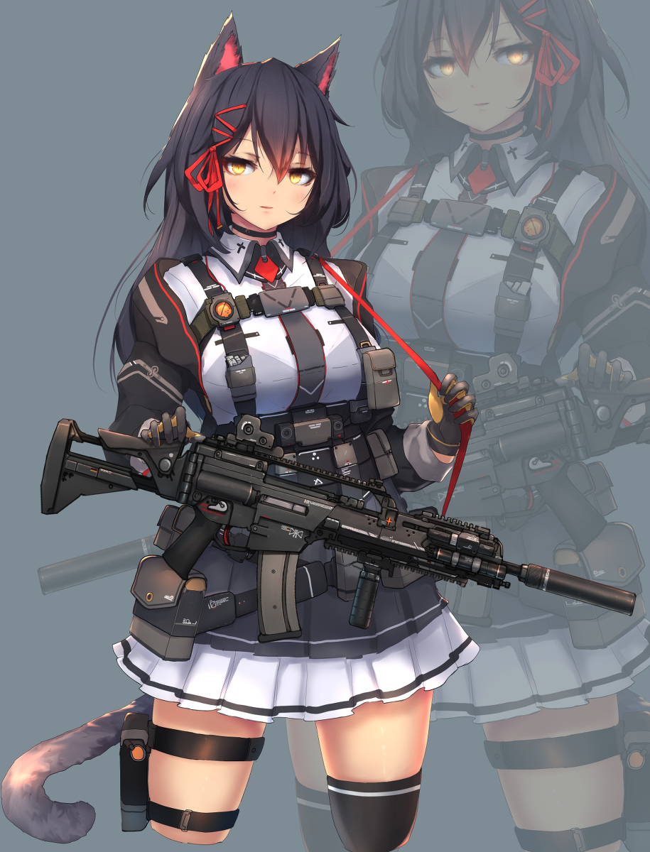 This is a pixiv picture whose title is HK G36K.