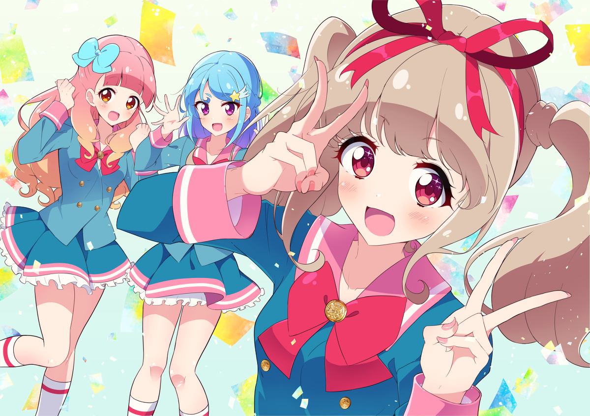 This is a pixiv picture whose title is アイカツオンパレード！.