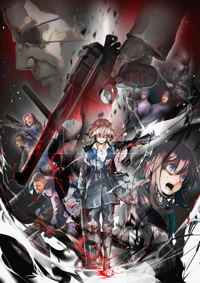 This is a pixiv picture whose title is 幼女戦記.