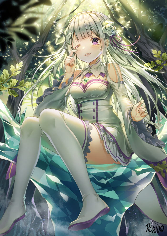 This is a pixiv picture whose title is エミリア.