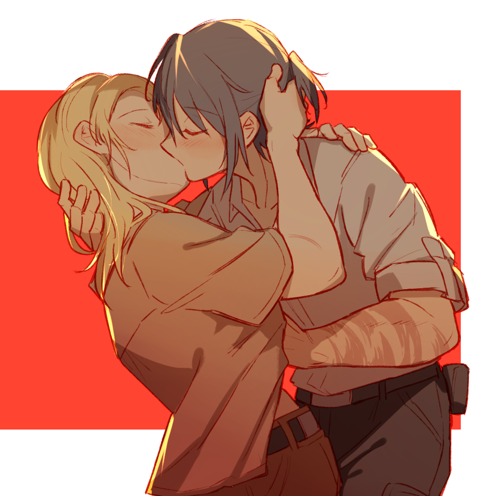 This is a pixiv picture whose title is 愛.