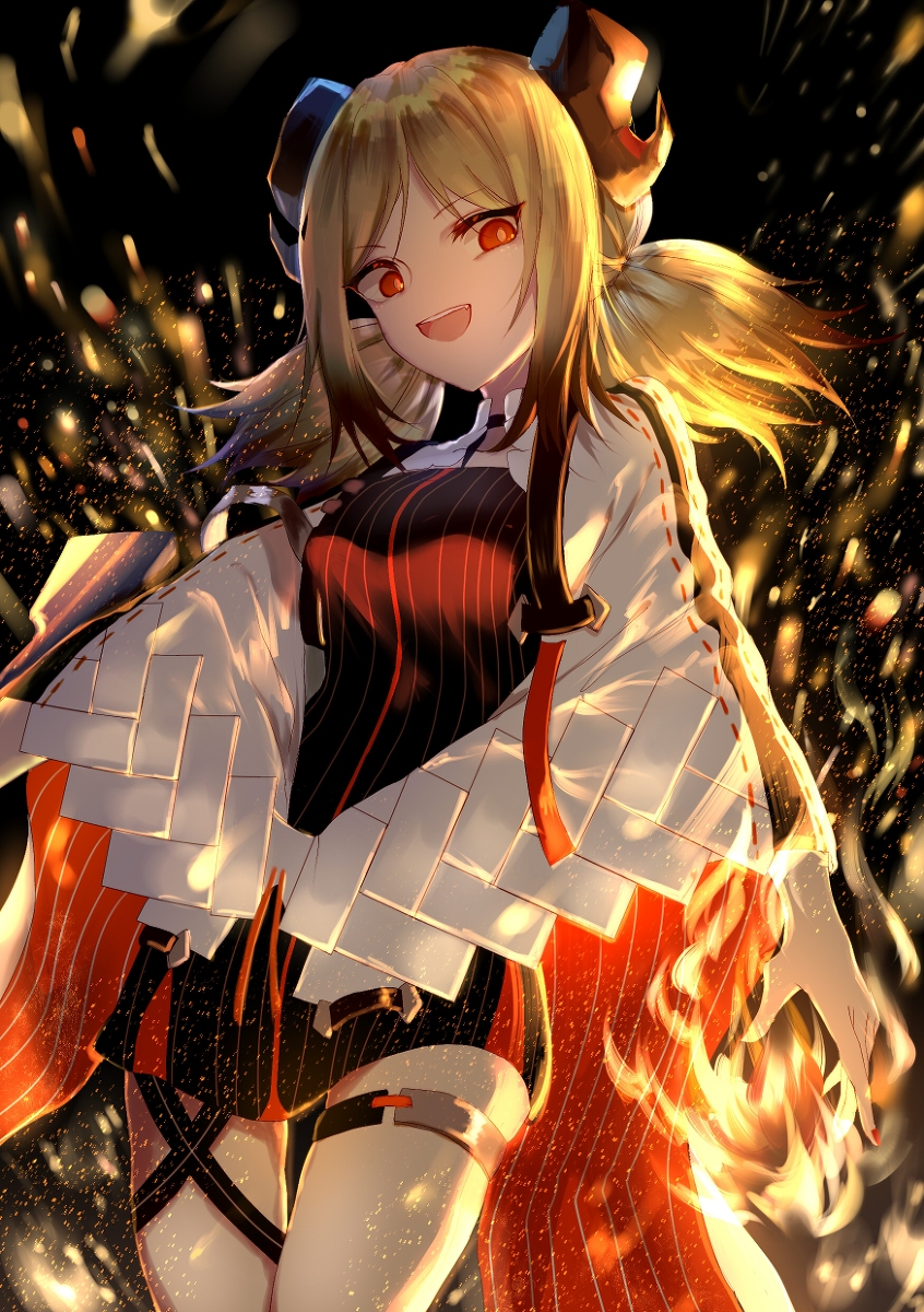 This is a pixiv picture whose title is IFRIT.