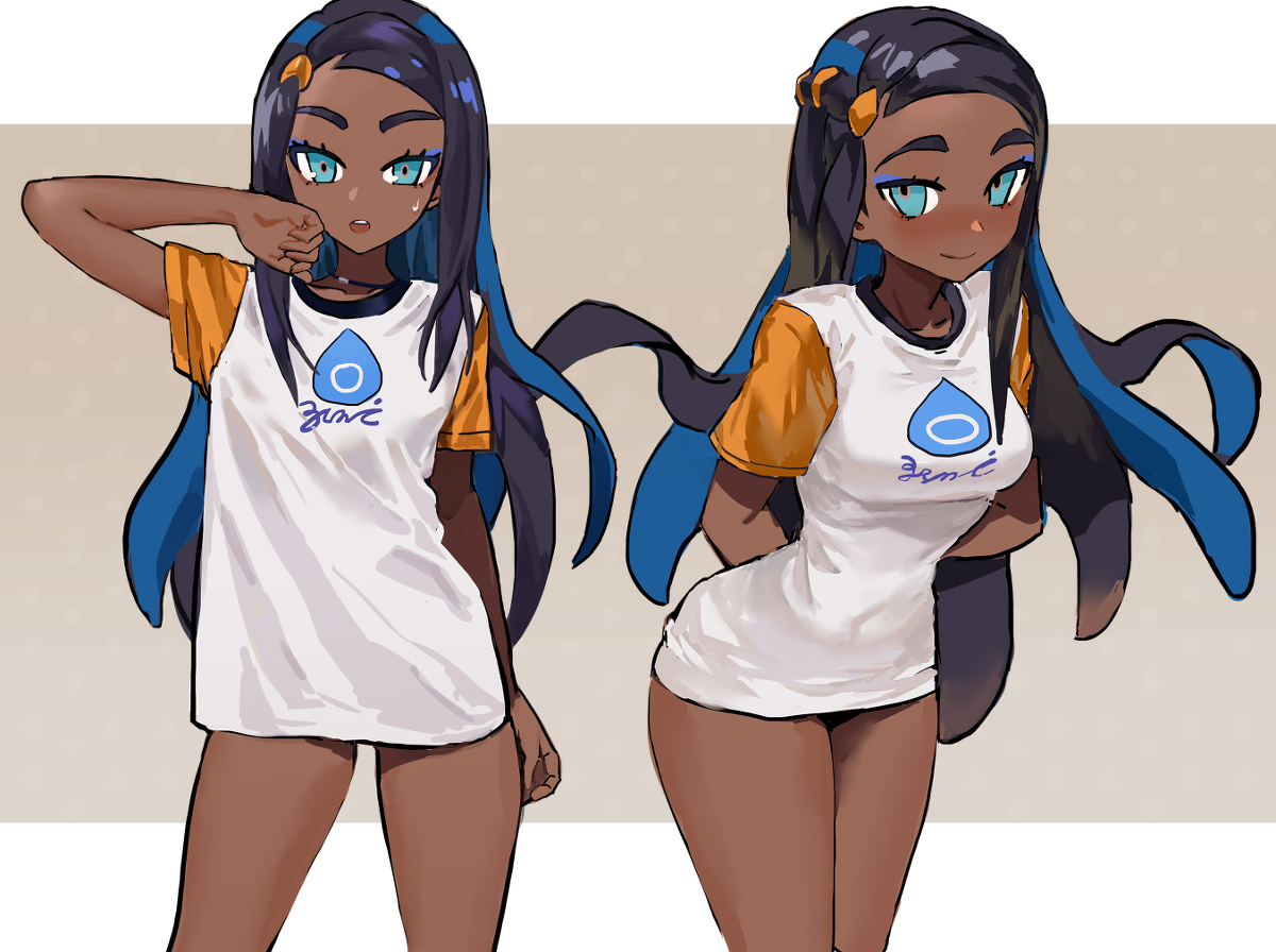 This is a pixiv picture whose title is ルリナ-Pajamas Challenge.