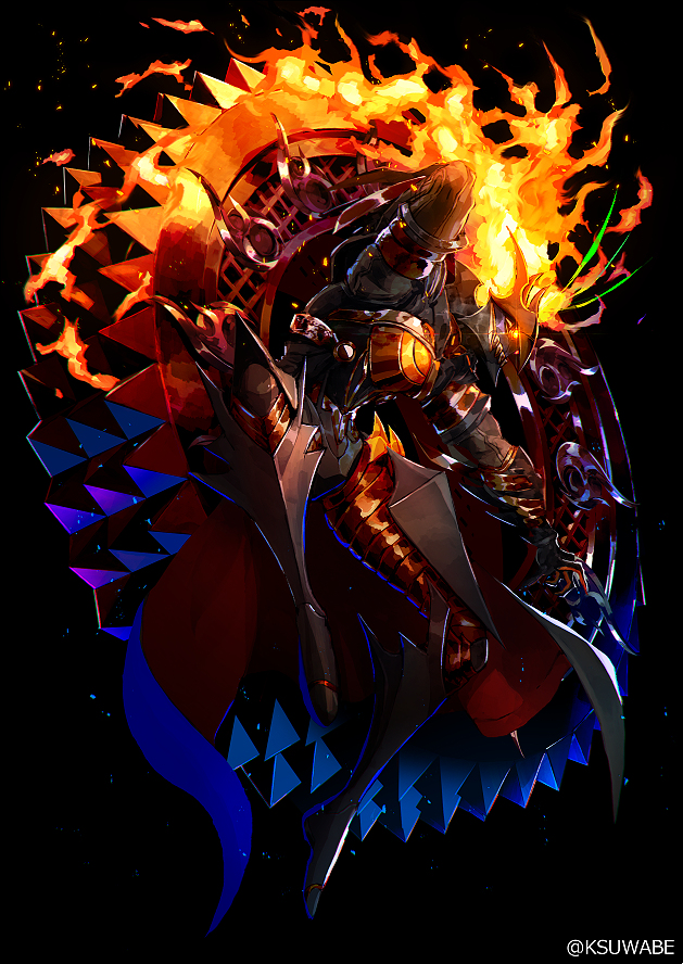 This is a pixiv picture whose title is アシュヴァッターマン.