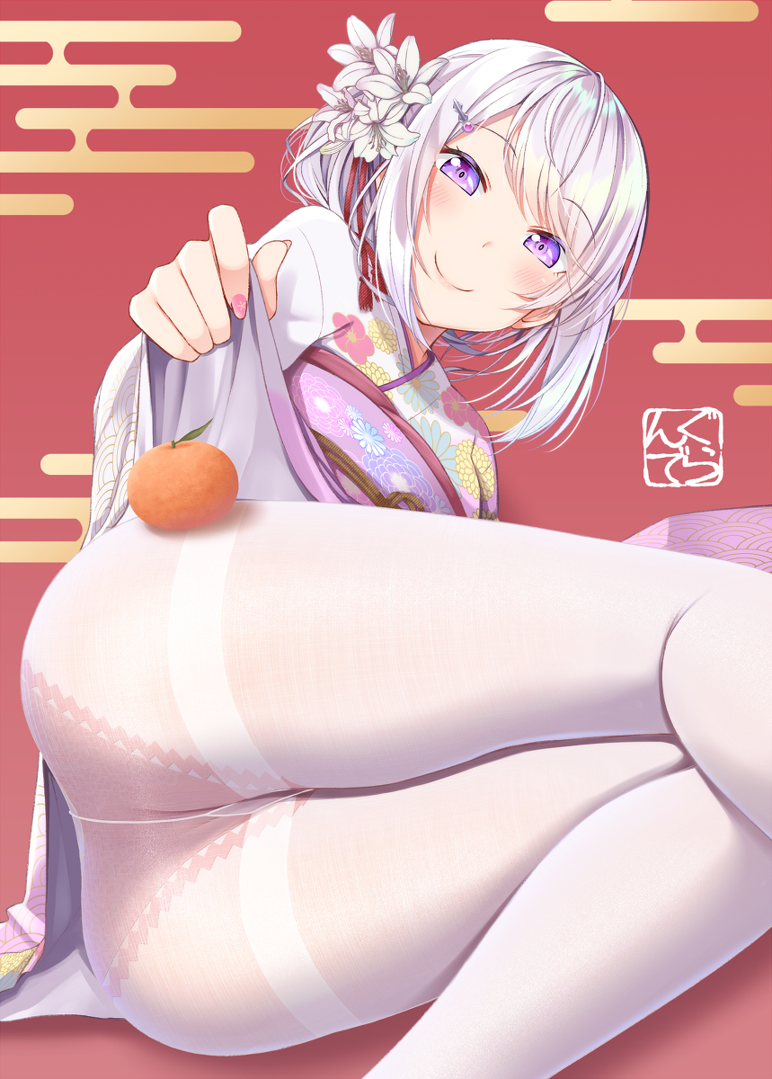 This is a pixiv picture whose title is 新年明けましておめでタイツございます！.