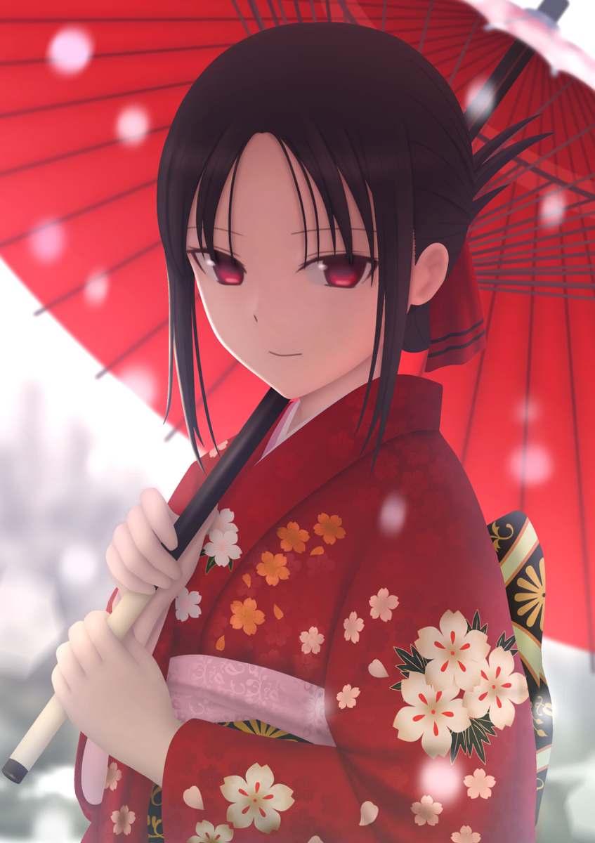 This is a pixiv picture whose title is かぐや様.