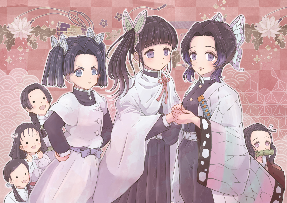 This is a pixiv picture whose title is 蝶屋敷.