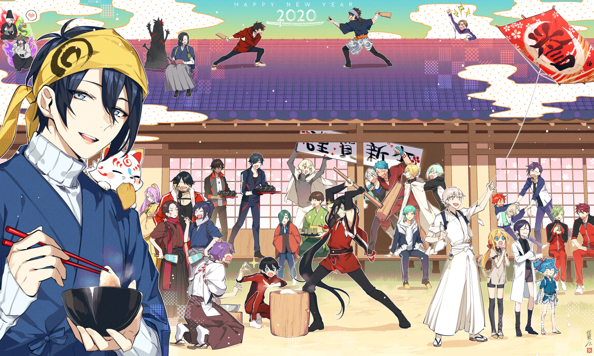 This is a pixiv picture whose title is 兼さんと国広の落書き。＋α その⑲.