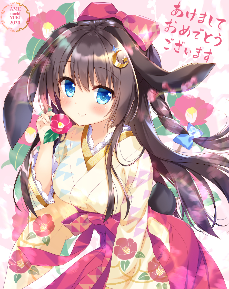 This is a pixiv picture whose title is 謹賀新年🐰🌅.