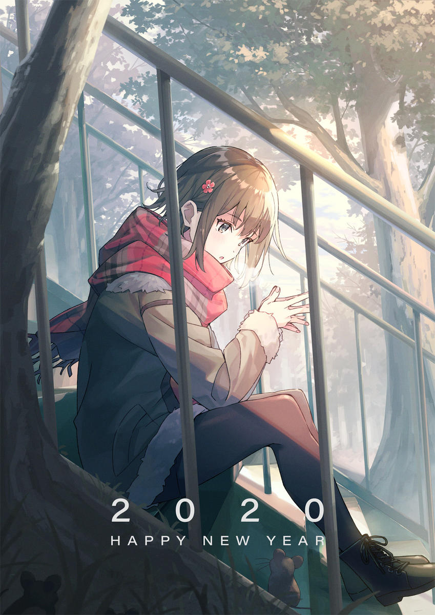 This is a pixiv picture whose title is 2020.