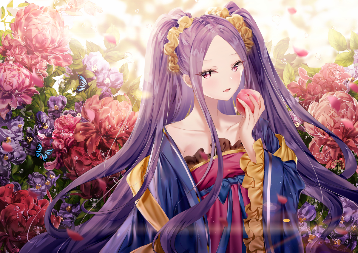 This is a pixiv picture whose title is 花开富贵.
