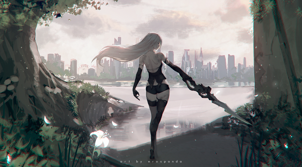 This is a pixiv picture whose title is A2.
