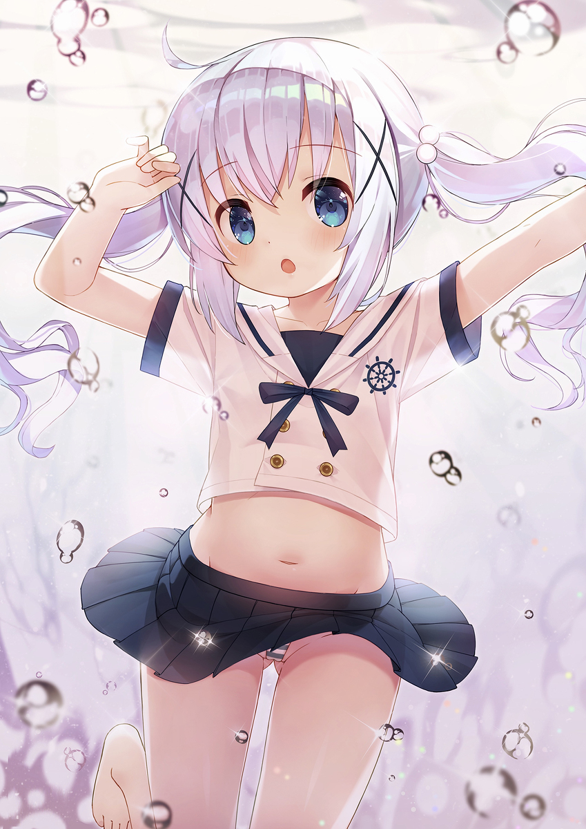 This is a pixiv picture whose title is セーラー服チノちゃん.