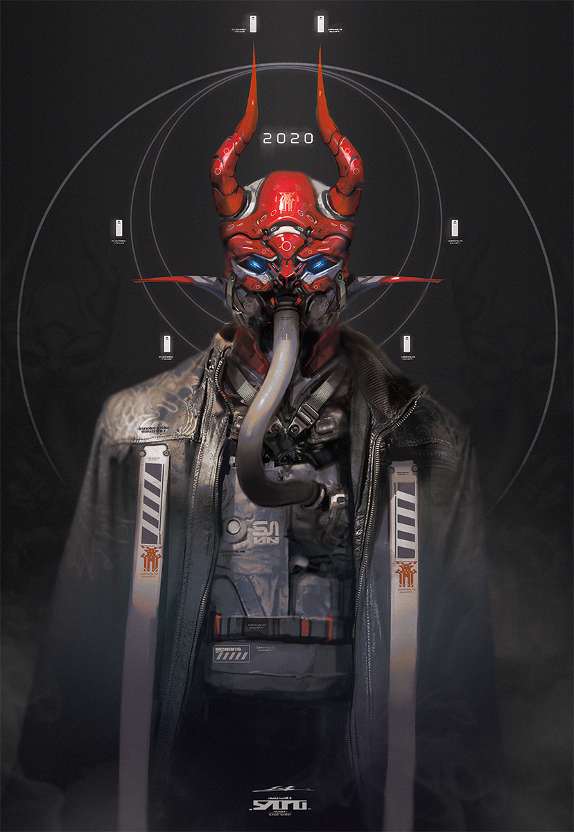 This is a pixiv picture whose title is 2020.