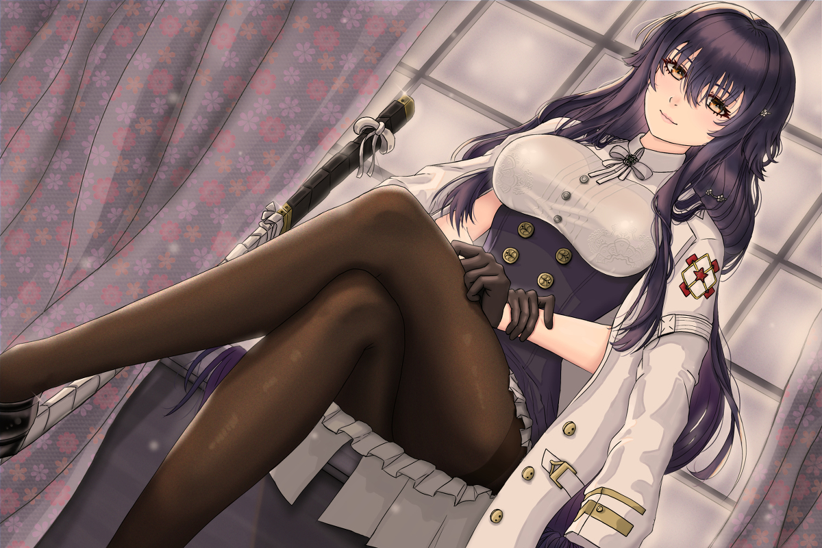 This is a pixiv picture whose title is 待っている吾妻.