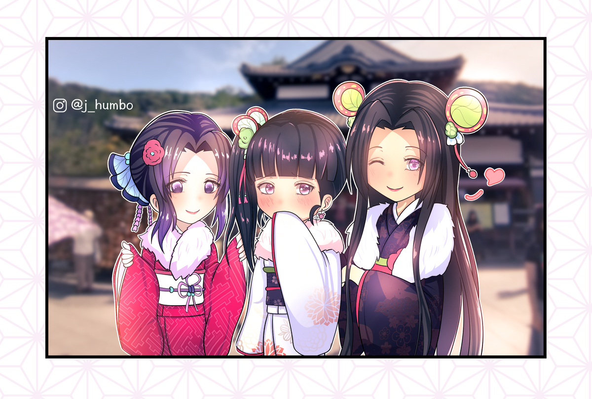 This is a pixiv picture whose title is 胡蝶姉妹.