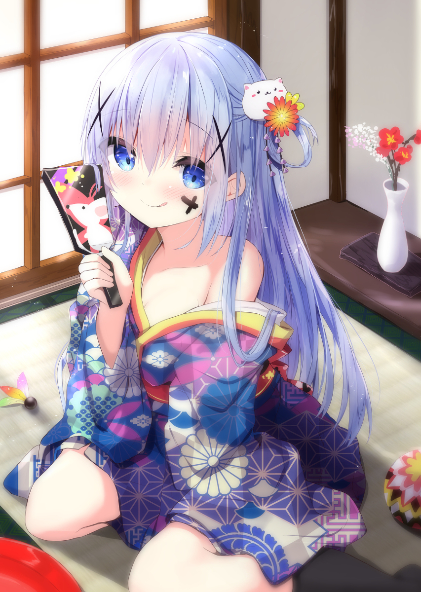 This is a pixiv picture whose title is あけおめチノちゃん.