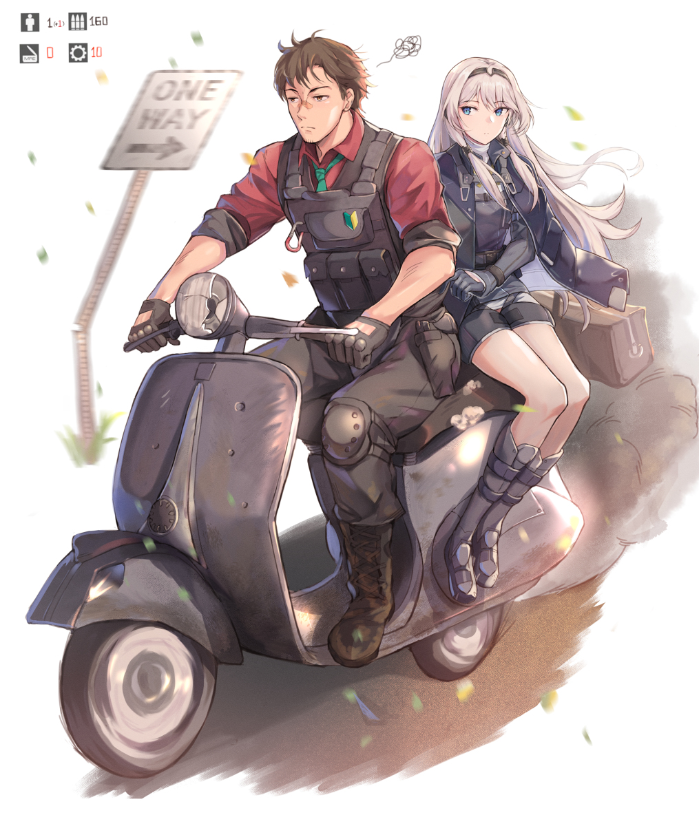 This is a pixiv picture whose title is びんぼうな指揮官(とAN-94)の出撃..