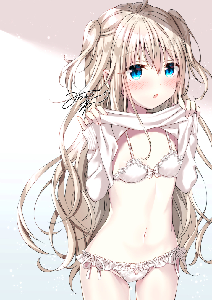 This is a pixiv picture whose title is 「…触るのはダメ」.