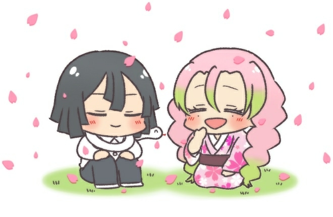 This is a pixiv picture whose title is 鬼滅ログ②.