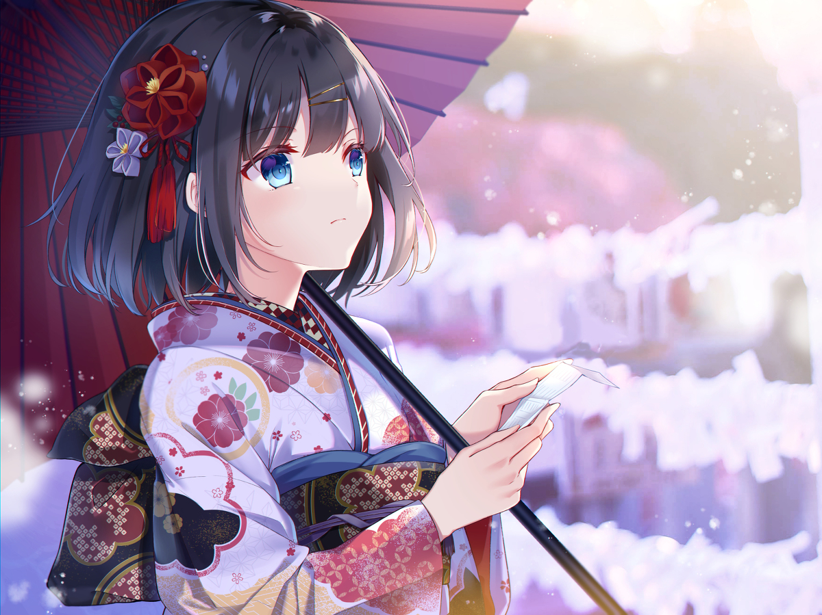 This is a pixiv picture whose title is 明けまして.