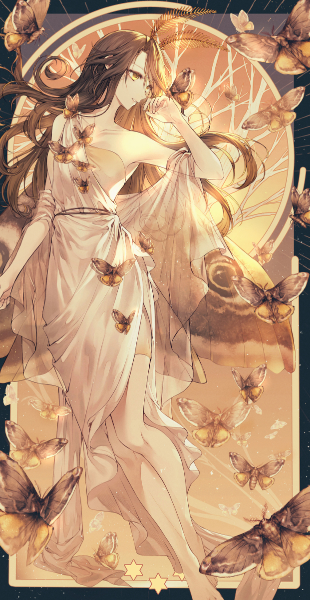 This is a pixiv picture whose title is Moth.
